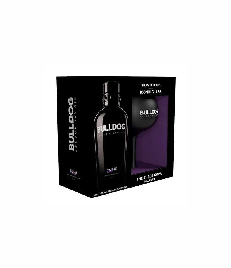 Bulldog London Dry Gin + Чаша - Image 1