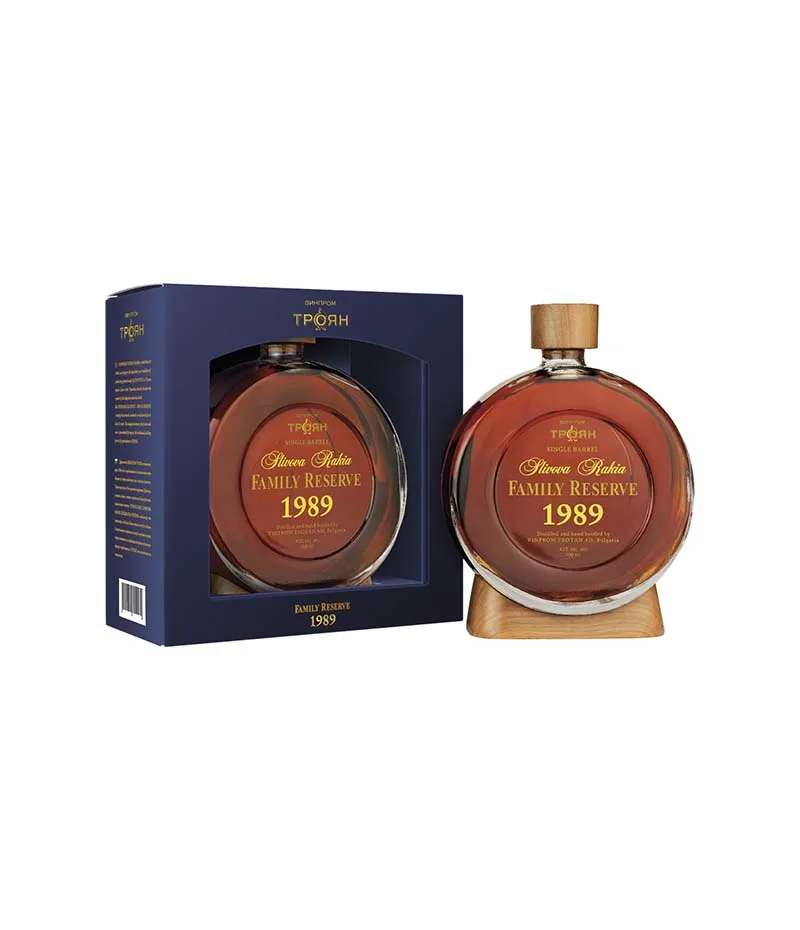 Ракия Троянска Сливова - ФАМИЛНА РЕЗЕРВА 1989 - Image 1