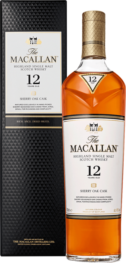 The Macallan 12 Years Old Sherry Oak Cask Single Malt - Макалан 12 год. Шери Оук Каск